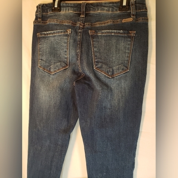 Kancan Distressed Jeans Medium Washed Sz 7/27 - Picture 5 of 11